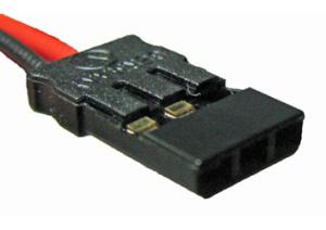 krabička 4xAA s kabely 0.14 mm2PVC 9 cm i zástrčkou JR