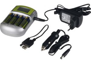 Nabíječka procesorová Varta Power LCD + 4 ks AA 2500mAh NiMH