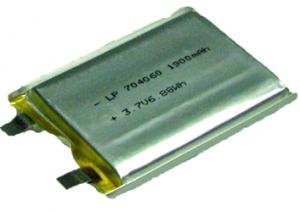 LP704060 1900mAh 7.0Wh Li-Polymer 3.7V 7x40x60mm
