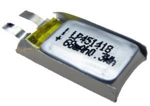 LP451419 55mAh 2.0Wh Li-Polymer 4.5x14x19mm