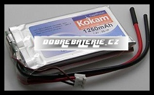 2/1250H Kokam 1250mAh Li-Polymer 7.4V 15C