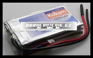 3/1250H Kokam 1250mAh 13.9Wh Li-Polymer 11.1V 15C