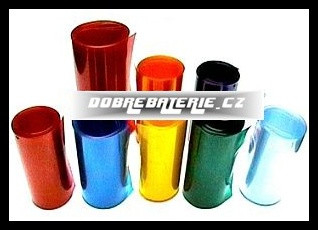 Folie termo smrštitelná pvc 56x0.10mm modrá(ý)