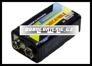 Baterie "9v" 200mah 2wh lifepo4 9.9v