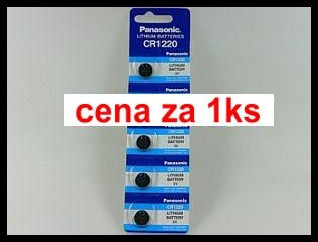 Cr1220 panasonic 3.0V (cena za 1 ks) (cena za 1 ks)