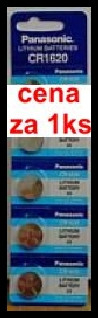 Cr1620 panasonic 3.0V (cena za 1 ks) (cena za 1 ks)