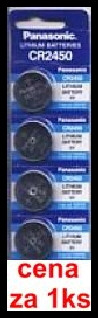 Cr2450 panasonic 3.0V (cena za 1 ks) (cena za 1 ks)