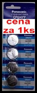 Cr2477 panasonic 3.0V (cena za 1 ks) (cena za 1 ks)
