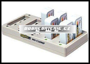 Nabíječka procesorová do 1-10 ks 9v nicd i nimh 7.2v/8.4v/9.6v