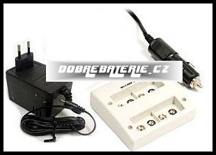 Nabíječka procesorová do 1-4 ks 9v nicd i nimh 8.4v i 9.6v