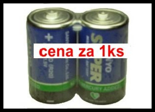 R20 sanyo 1.5V (cena za 1 ks)