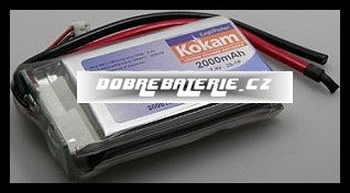 2/2000H Kokam 2000mAh Li-Polymer 7,4V 15C