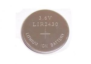 LIR2430 70mAh 0,2Wh Li-Ion 3,6V 24,5x3 mm