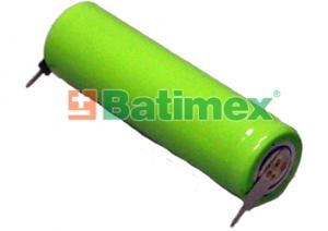 H-AA2200B-VY 2200 mAh 2,6 Wh NiMH AA 1,2 V 14,5 x 50 mm odznaky 1x1