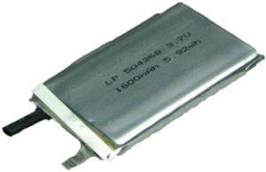 LP504368 1600 mAh 5,9 Wh Li-Polymer 3,7 V 5 x 43 x 68 mm