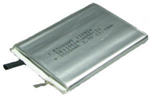 LP506085 3000mAh 11,1 Wh Li-Polymer 3,7 V 5 x 60 x 85 mm