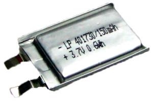 LP401730 150mAh 0,6Wh Li-Polymer 3,7V 4x17x30mm