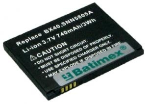 Motorola RAZR2 V9 650 mAh 2,7 Wh Li-Ion 3,7 V