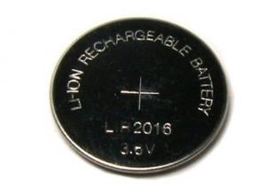 LIR2016 15mAh Li-Ion 3,6V 20x1,6 mm