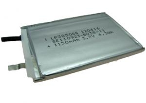 LP385068 1150 mAh 4,3 Wh Li-Polymer 3,7 V 3,8 x 50 x 68 mm