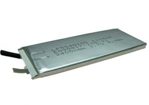 LP5540100 2400 mAh 8,9 Wh Li-Polymer 3,7 V 5,5 x 40 x 100 mm