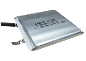 LP465555 1400 mAh 4,6 Wh Li-Polymer 3,7 V 4,6 x 55 x 55 mm