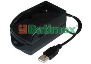 Nabíječka USB NB-5L Canon s výměnným adaptérem