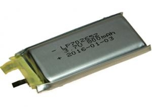 LP702652 800mAh 3,0 Wh Li-Polymer 3,7 V 7x26x52 mm
