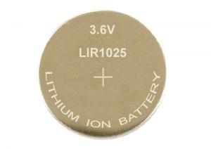 LIR1025 6mAh Li-Ion 3.6V baterie
