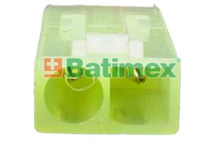 Zásuvka Mini-Tamiya pozlacená 30 cm silikonové kabely 0,75 mm2