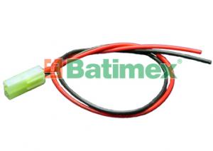 Zásuvka Mini-Tamiya pozlacená 30 cm silikonové kabely 0,75 mm2