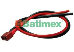 Dean zásuvka samice pozlacený silikonový kabel 30mm2 30cm