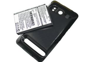 HTC Evo 4G 2200 mAh 8,1 Wh Li-Ion 3,7 V zvětšený černý