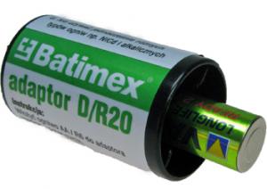 Adaptér - adaptér od AA / R6 do D / R20
