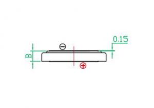 LIR2450-SCN2 120mAh Li-Ion 3.6V baterie