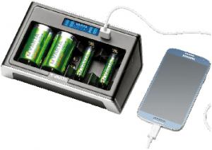 Univerzální nabíječka LCD LCD Varta AAA AA CD